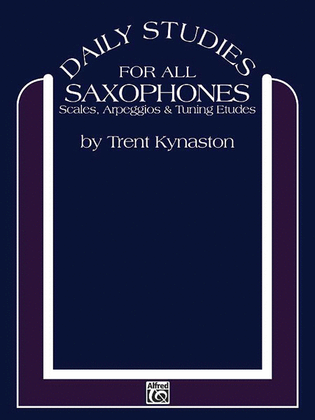 Book cover for Daily Studies for All Saxophones