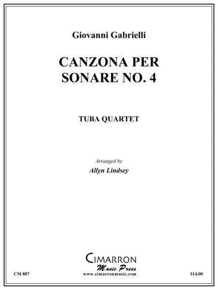 Canzona per Sonare No. 4