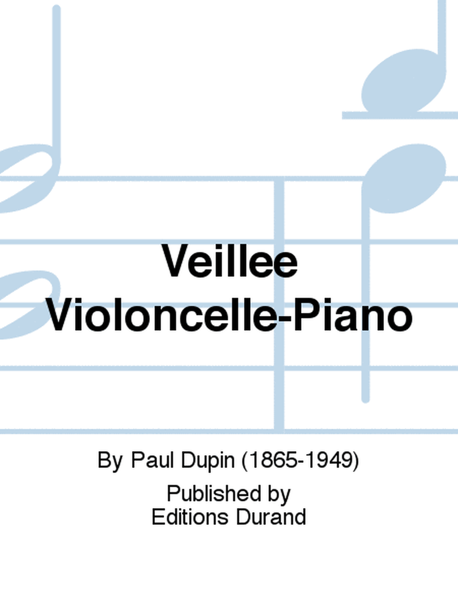 Veillee Violoncelle-Piano