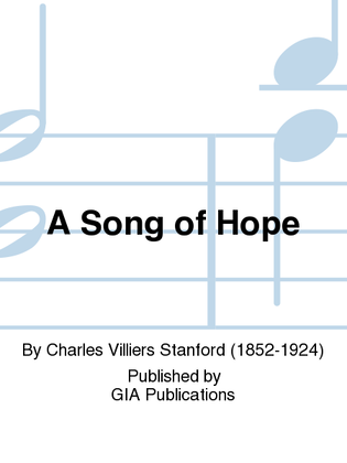 Book cover for A Song of Hope