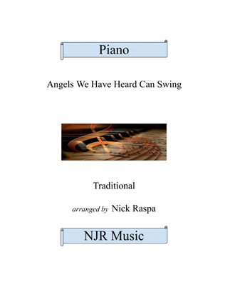 Book cover for Angels We Have Heard Can Swing (early intermediate piano)