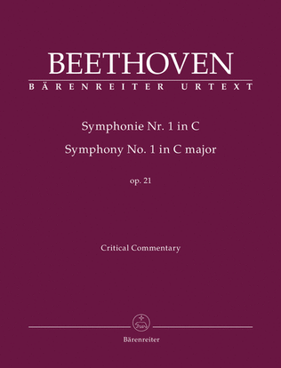 Book cover for Symphony, No. 1 C major, Op. 21