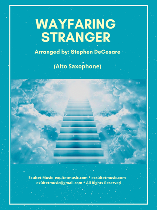 Book cover for Wayfaring Stranger (Alto Saxophone and Piano)