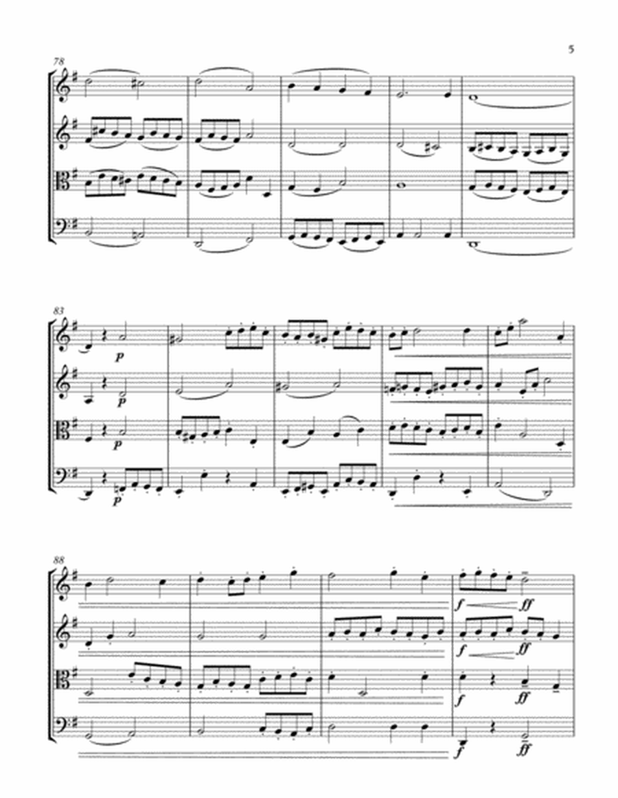 Veni Creator Spiritus (String Quartet) - Score and parts image number null