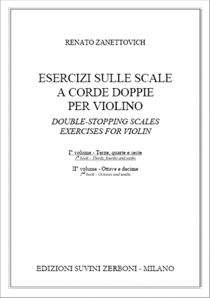 Book cover for Esercizi Sulle Scale A Corde Doppie Per Violino