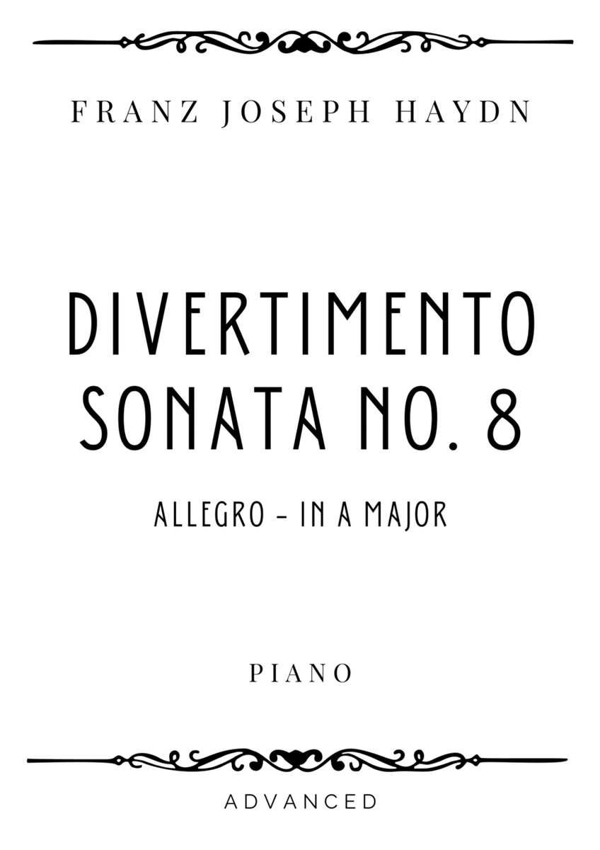 Haydn - Allegro from Divertimento (Sonata no. 8) in A Major - Advanced image number null