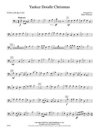 Yankee Doodle Christmas: (wp) B-flat Tuba B.C.