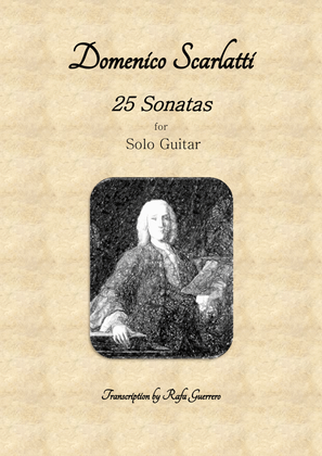 Book cover for 25 Sonatas for Solo Guitar