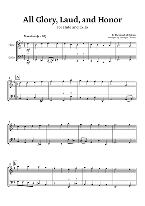 All Glory, Laud, and Honor (for Flute and Cello) - Easter Hymn