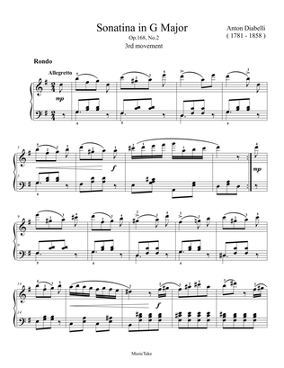 Diabelli Rondo from Sonatina in G Major Op.168 No.2