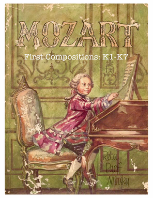 Book cover for Mozart First Compositions K1-K7