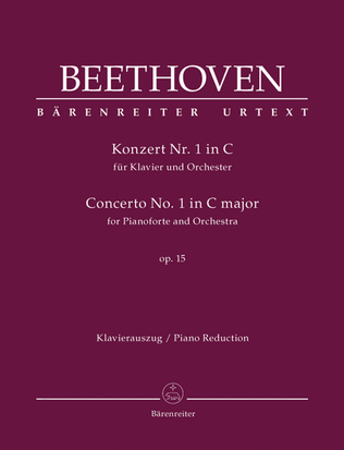 Book cover for Concerto for Pianoforte and Orchestra Nr. 1 C major op. 15