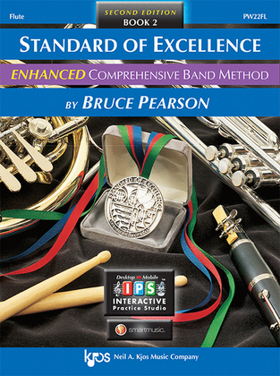 Book cover for Standard of Excellence Enhanced Book 2, Flute