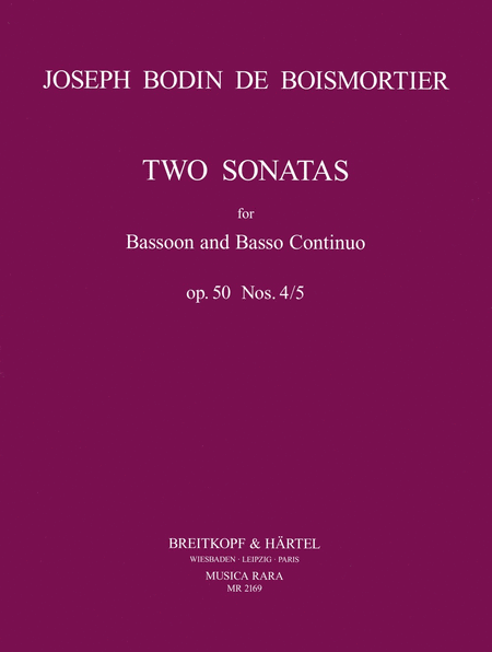 Sonaten in d, c, op. 50/4-5