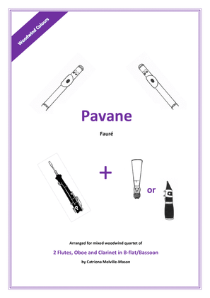 Book cover for Pavane (2 flutes, oboe and clarinet/bassoon)