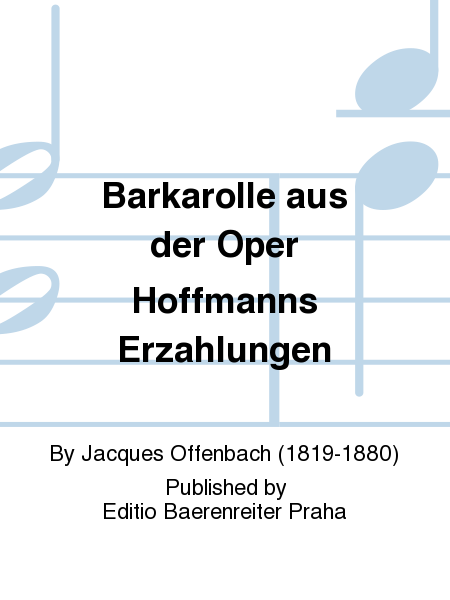 Barcarolle from the Opera Hoffmann