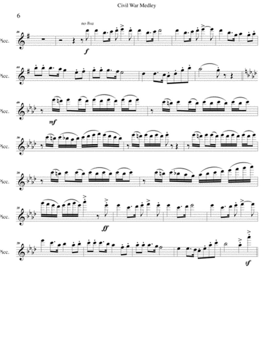 Civil War Medley - For Flute Quartet image number null