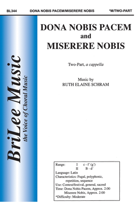 Book cover for Dona Nobis Pacem And Miserere Nobis