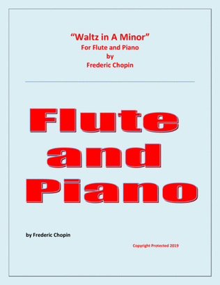 Book cover for Waltz in A Minor - Flute and Piano - Chamber music