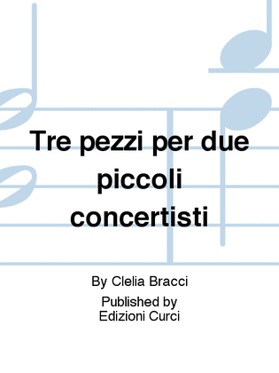 Book cover for Tre pezzi per due piccoli concertisti