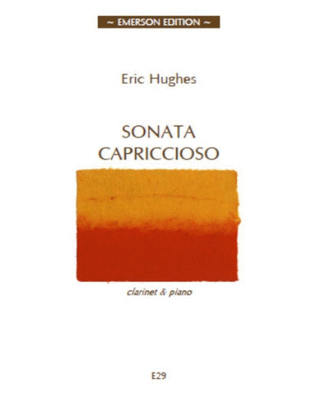 Book cover for Hughes - Sonata Capriccioso Clarinet/Piano