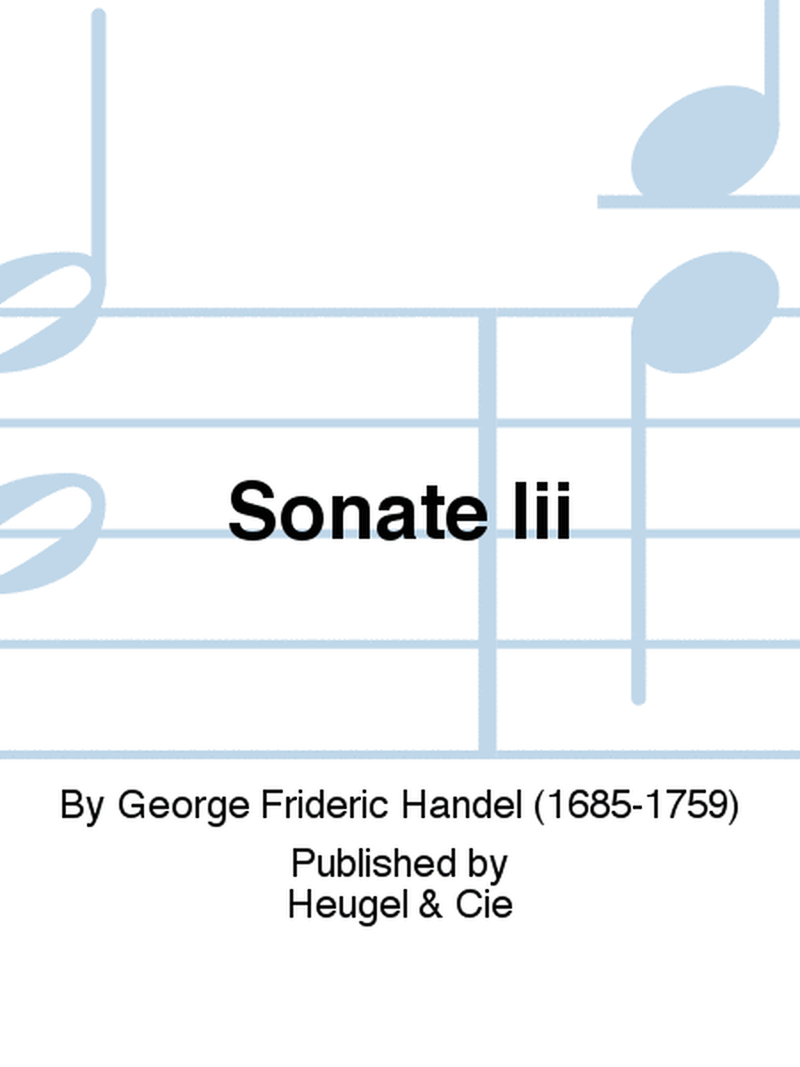 Sonate Iii