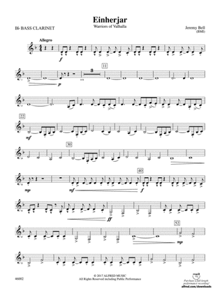 Einherjar: B-flat Bass Clarinet