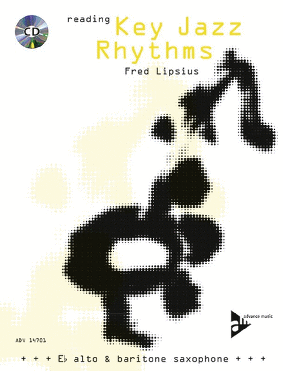Reading Key Jazz Rhythms Alto/Bari Sax Book/CD