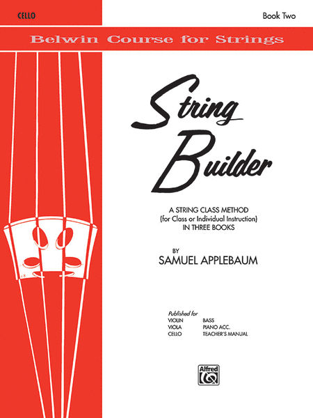 Belwin String Builder, Book Ii Cello