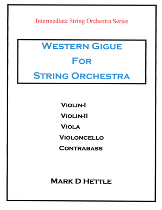 Book cover for Western Gigue For String Orchestra