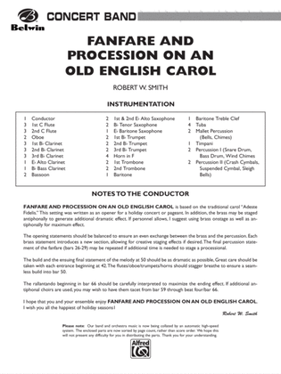 Fanfare and Processional on an Old English Carol: Score