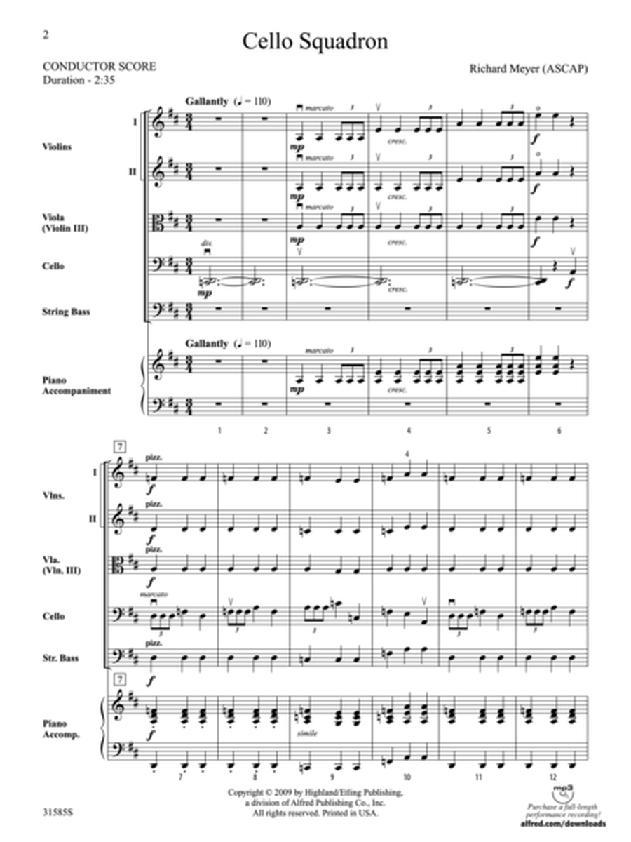 Cello Squadron (score only)