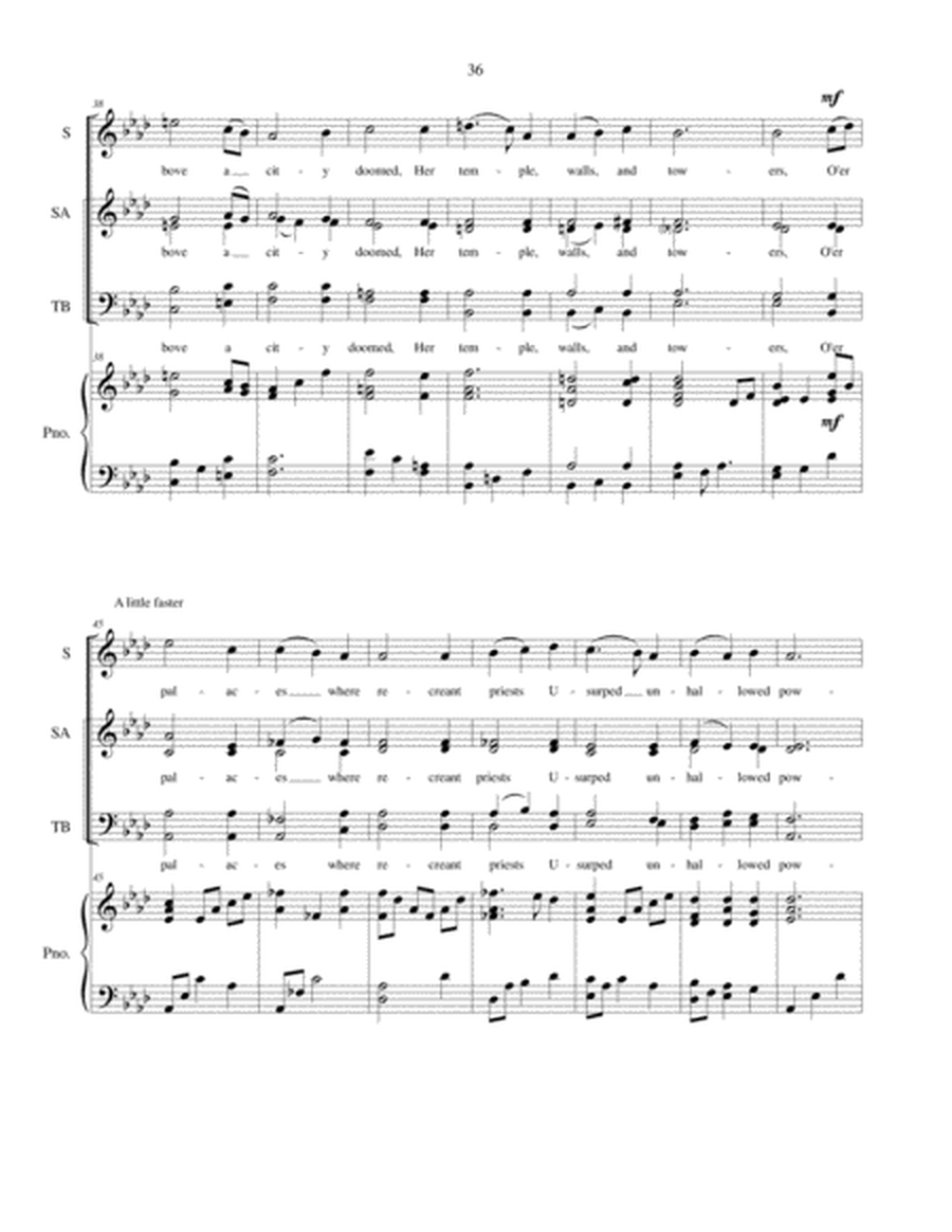 Elect of Elohim (shortened) - SATB choir with soprano soloist & piano accompaniment image number null