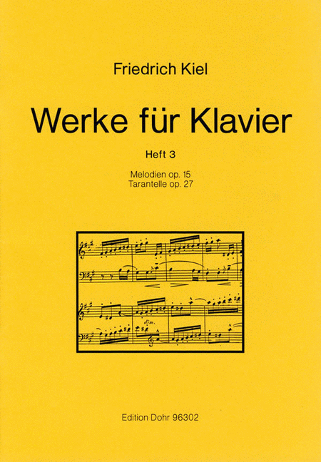 Werke für Klavier -Heft 3-
