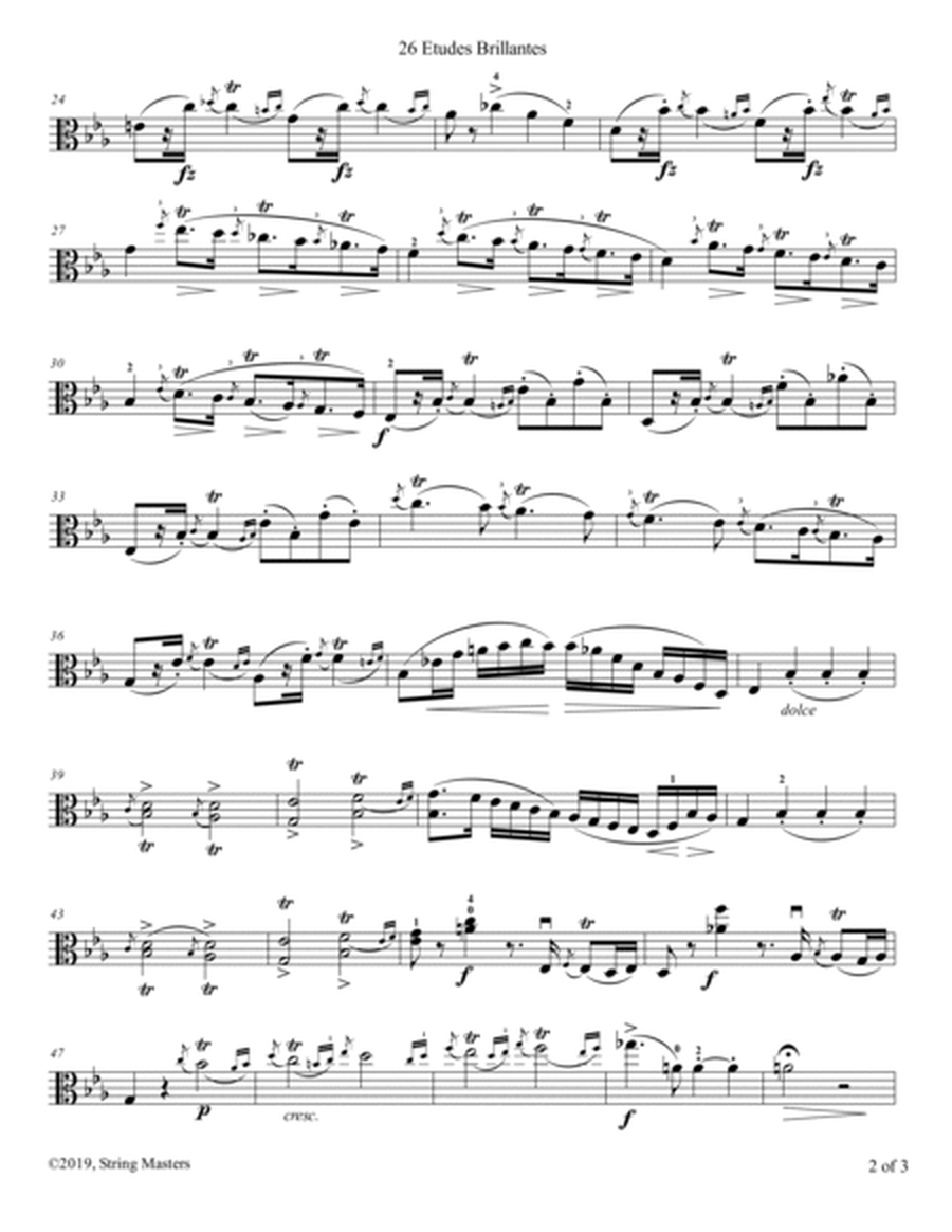 Mazas, Etudes for Viola Op 36, Book 2, No.55