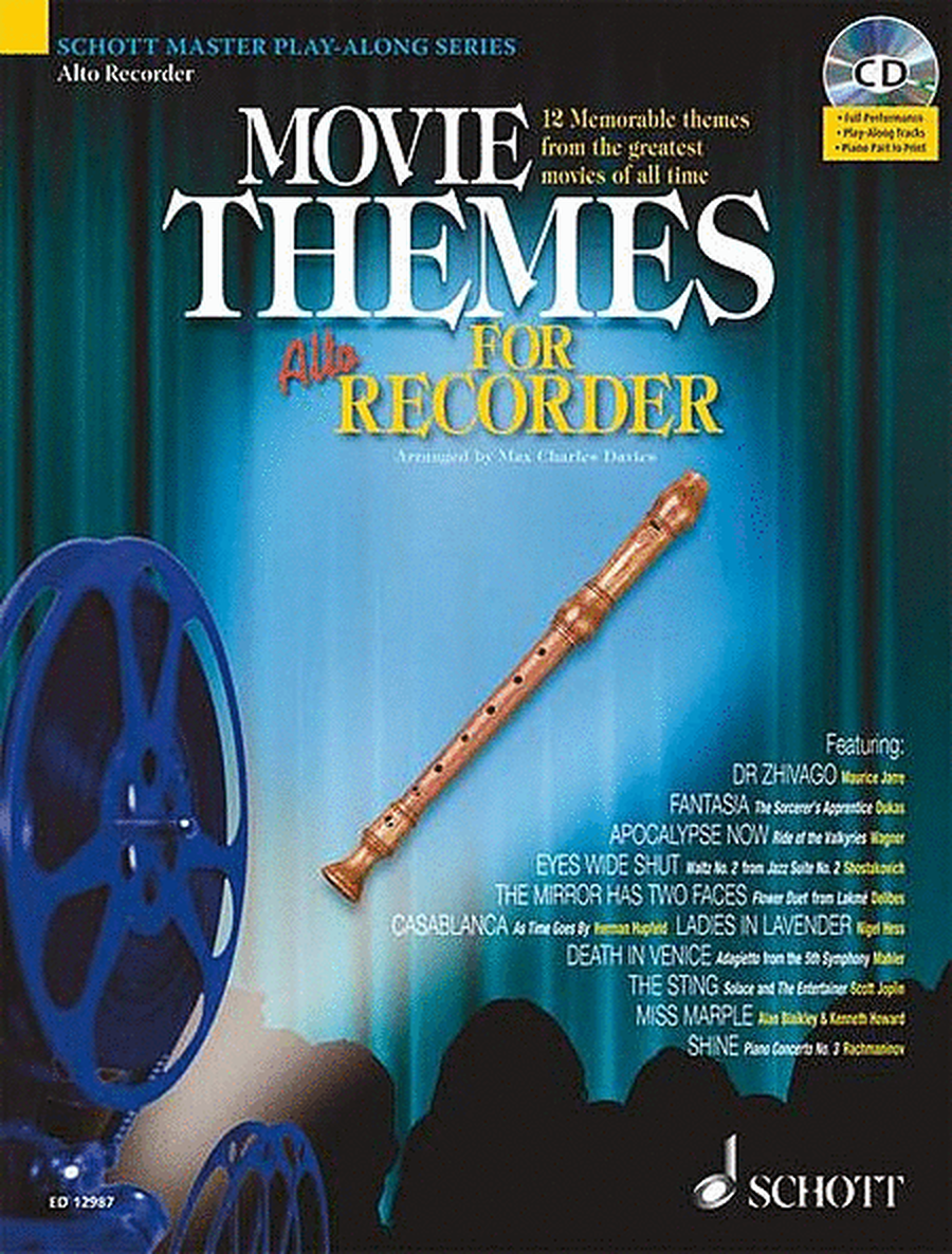 Movie Themes for Alto Recorder image number null