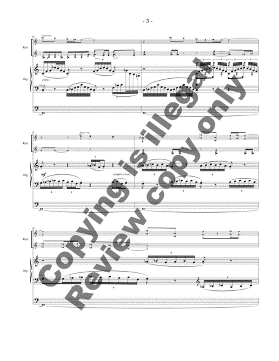 Sleepy Hollow (A Tone Poem for Organ and Orchestra) (Rehearsal score)