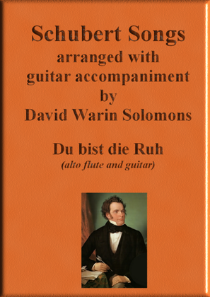 Du bist die Ruh for alto flute and guitar