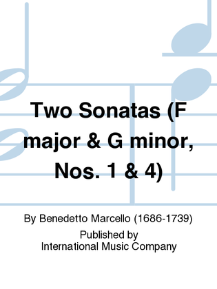 Book cover for Two Sonatas (F Major & G Minor, Nos. 1 & 4)