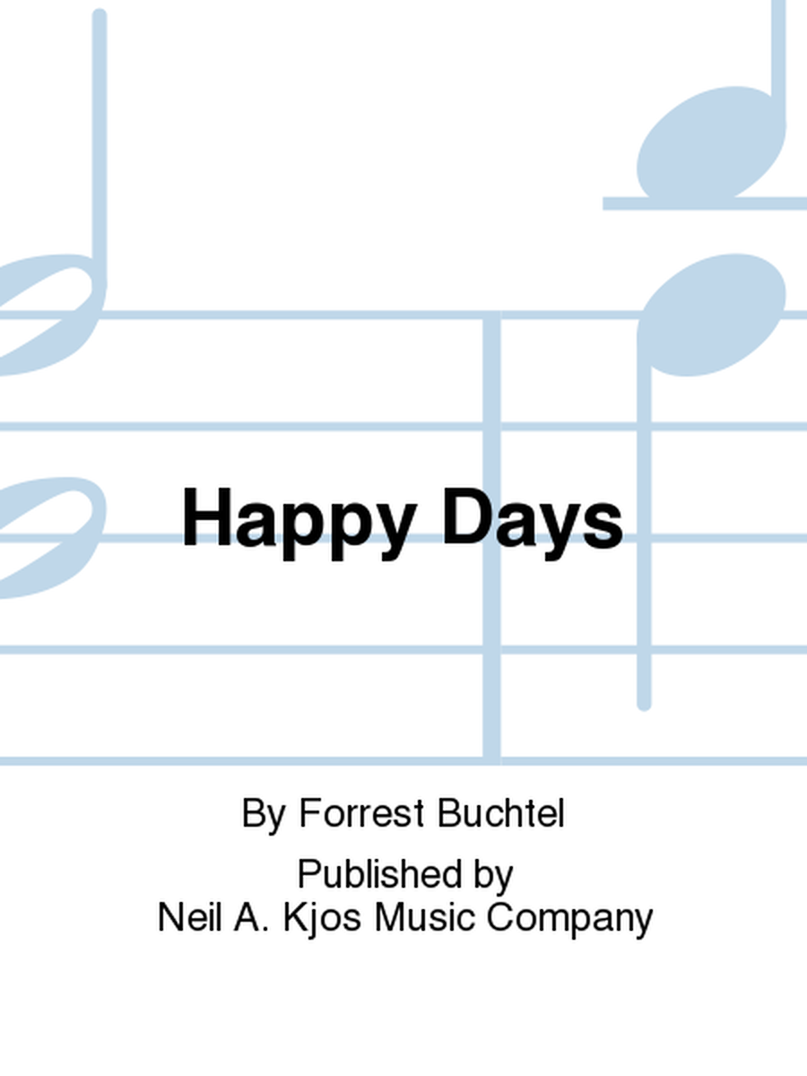 Happy Days Orchestra - Sheet Music