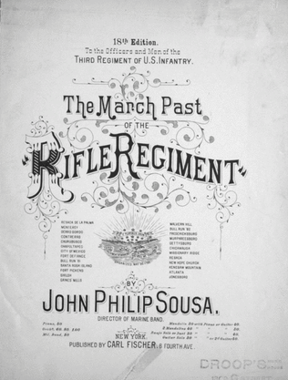 Book cover for The March Past of the Rifle Regiment