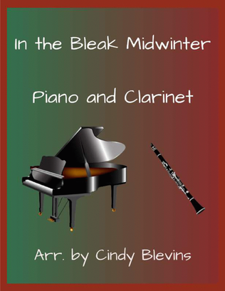 Book cover for In the Bleak Midwinter, for Piano and Clarinet