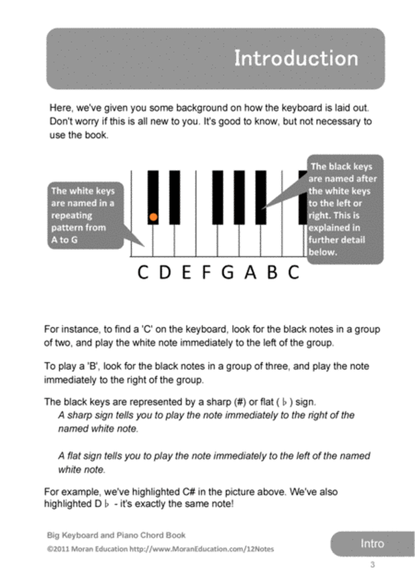 Big Keyboard and Piano Chord Book