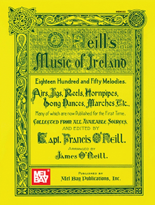 Book cover for O'Neills Music Of Ireland