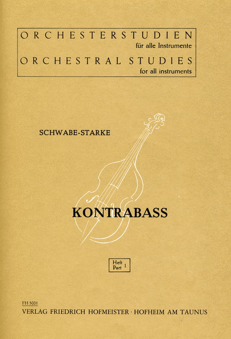 Orchesterstudien, Heft 1