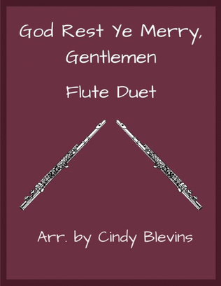 Book cover for God Rest Ye Merry, Gentlemen, for Flute Duet