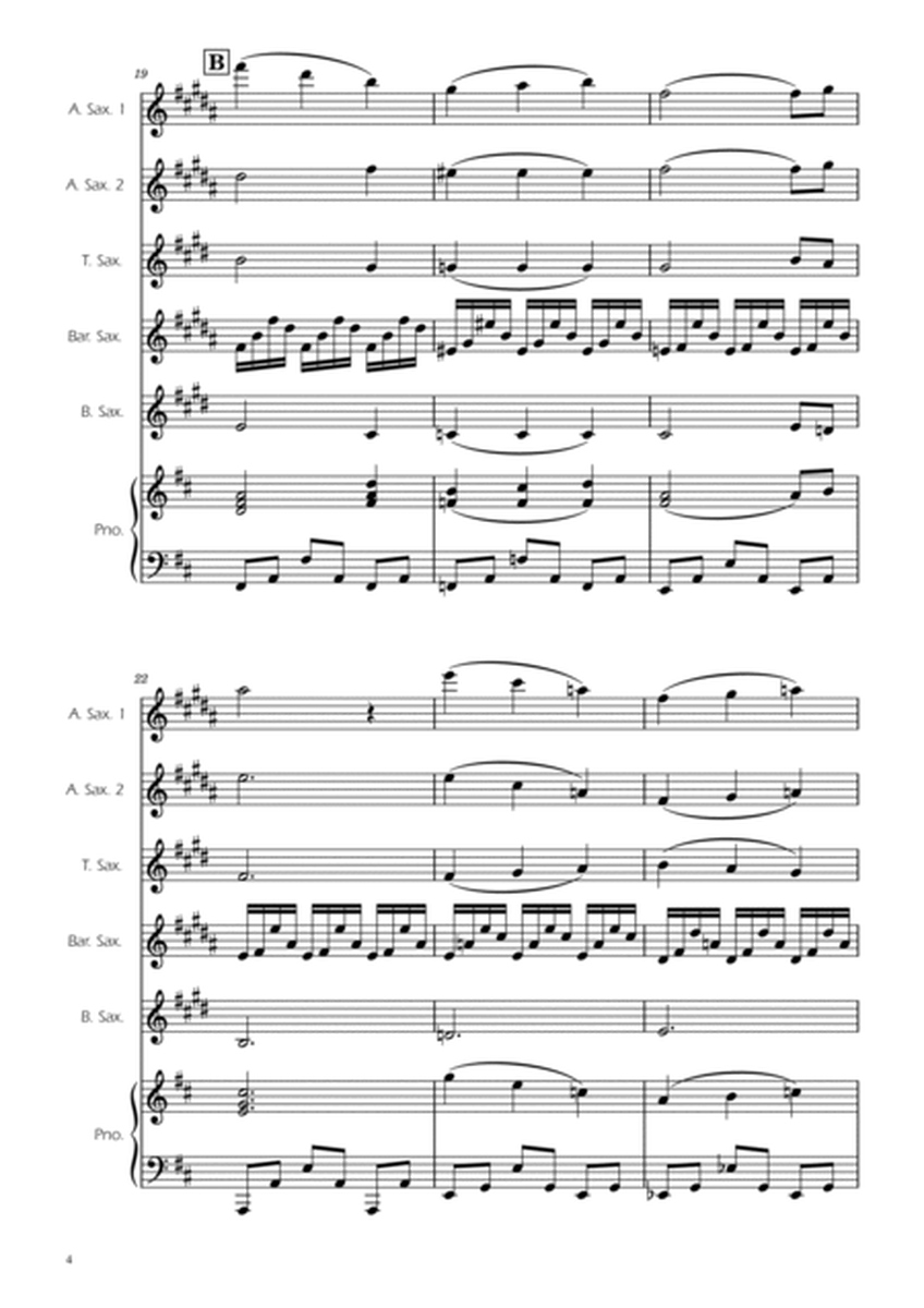 The Swan - Saint-Saens - Sax Quintet AATB image number null