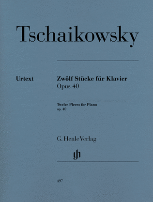 Book cover for 12 Piano Pieces Op. 40