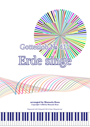 Book cover for Erde, singe (Gotteslob 411)