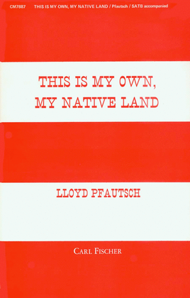 Book cover for This Is My Own, My Native Land
